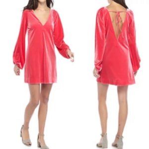 Free People MISHA VELVET MINIDRESS XSMALL